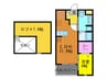 アルバ－ダトレス 1LDKの間取り