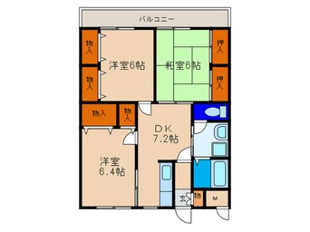 間取図 パレス花園