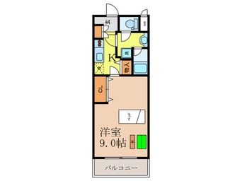 間取図 アス－ル江坂