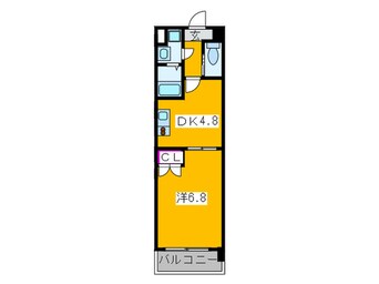 間取図 エスポワ－ル長曽根