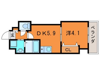 間取図 プレステージⅢ城北
