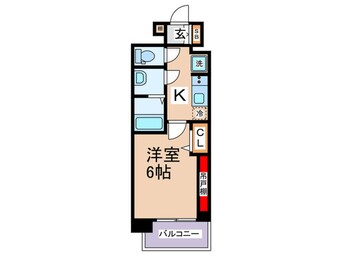間取図 プレサンス鶴橋トレヴィエ(208)