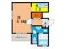 クレインビル小戸 1Kの間取り