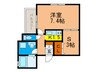 クレインビル小戸 1SKの間取り
