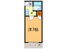 サンフェスター 1Kの間取り