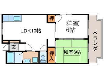 間取図 カサグランデ雅