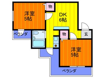 間取図 アメニティ－大東３番館