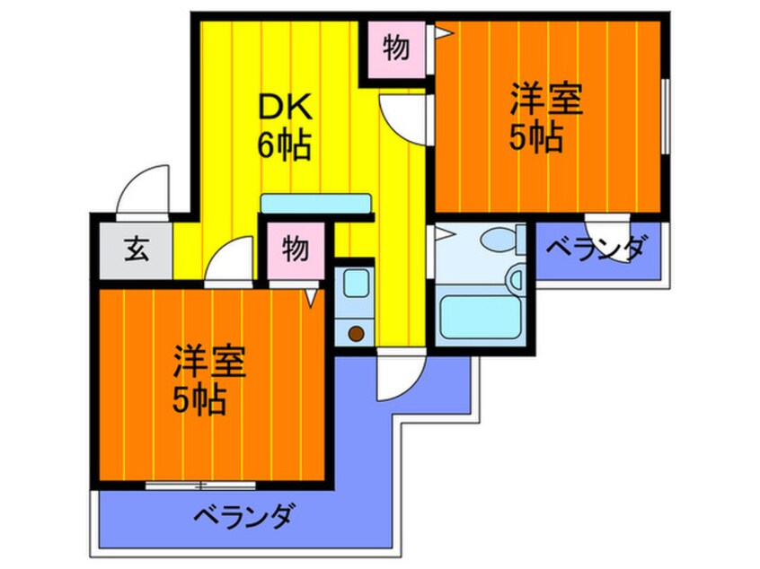 間取図 アメニティ－大東３番館