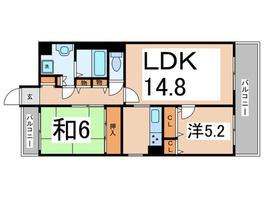 間取図 アンシャンテ平野