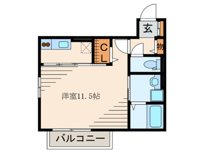 間取図 アミティハイツＡ棟