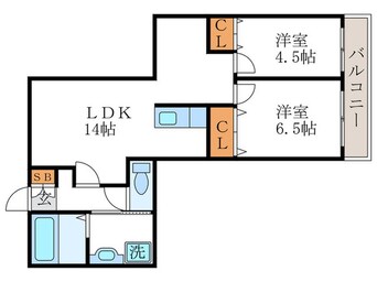 間取図 緑樹Ⅱ