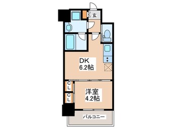 間取図 プレジオ恵美須