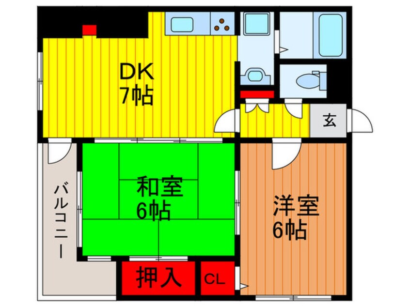 間取図 パークロイヤル