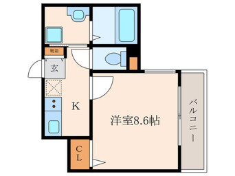 間取図 Sumika六角高倉
