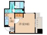 Sumika六角高倉 1Kの間取り