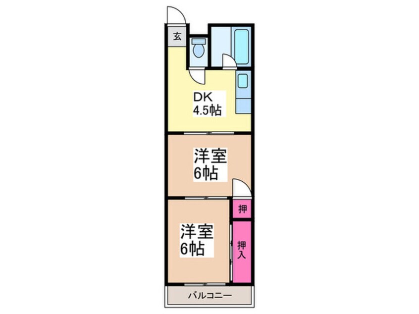 間取図 エステ－トＧＥＮⅡ