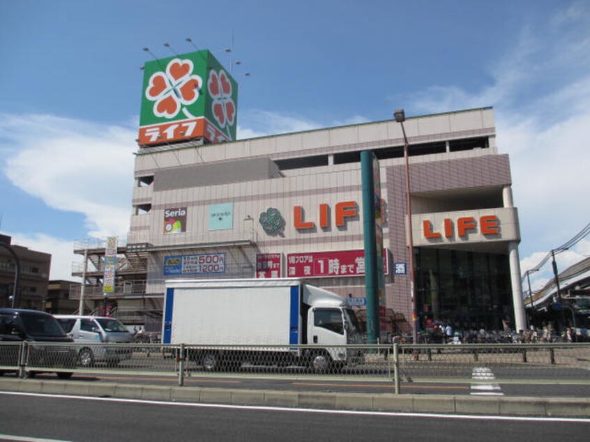 ライフ(スーパー)まで1200m エステ－トＧＥＮⅡ