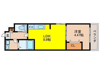 間取図 仮)Gracias Court正雀