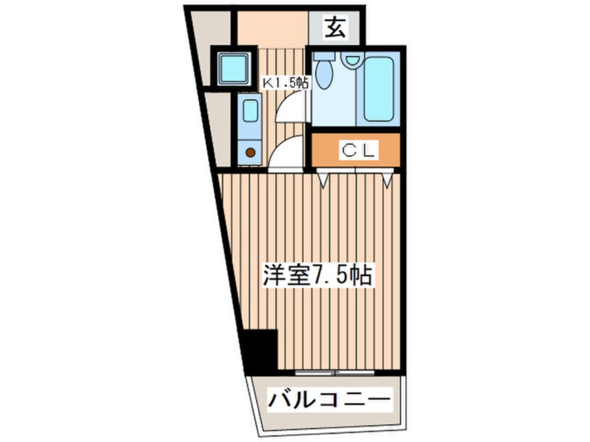 間取図 シャンブルドオザキ