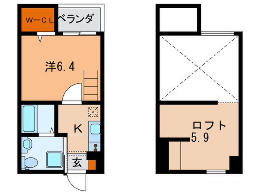 間取図 ユースビレッジ神戸長田