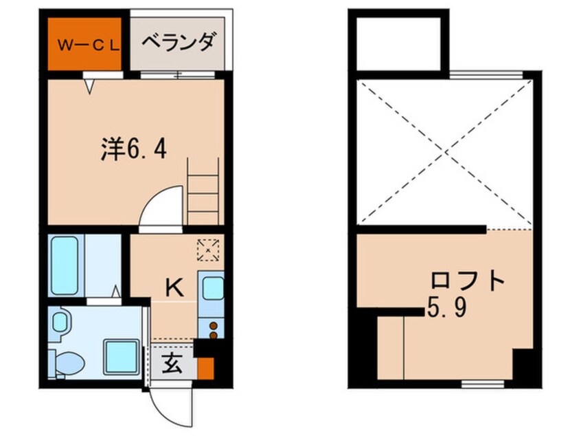 間取図 ユースビレッジ神戸長田