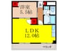 ＡＬＩＶＥ２１ 1LDKの間取り