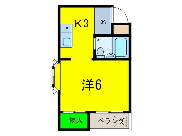 間取り図 トリヴェ－ル唐国