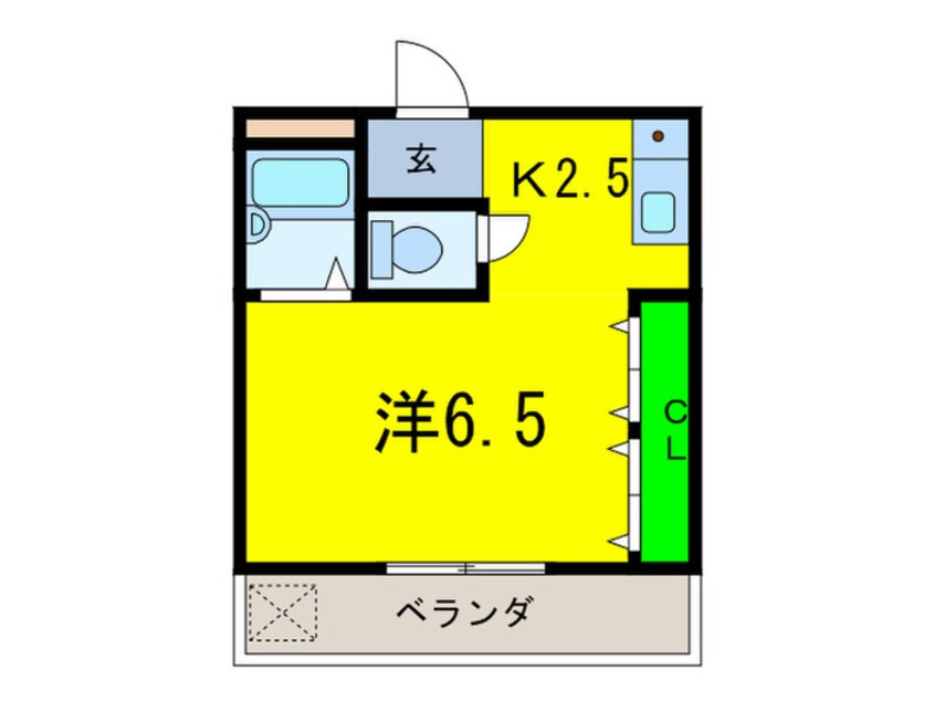 間取図 トリヴェ－ル唐国