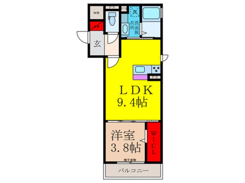 間取図 セジュール　エピ