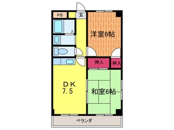 間取図 サンパレス加美