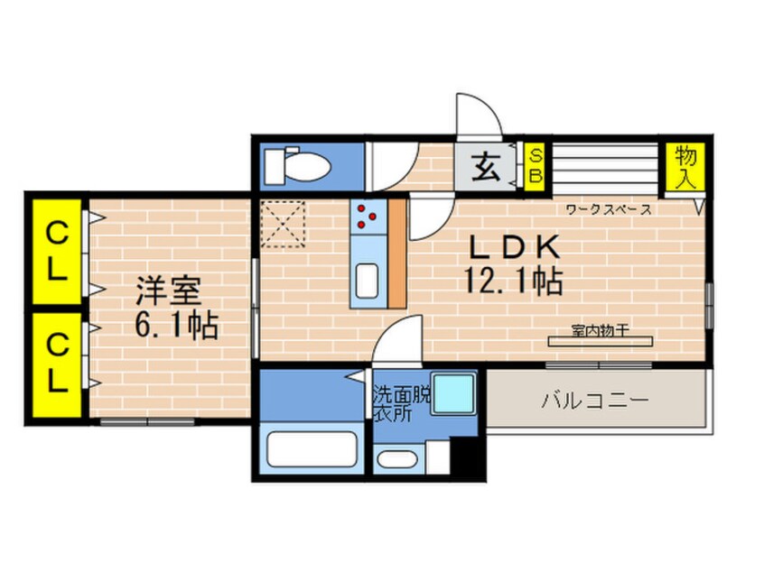 間取図 パールノアール相楽園