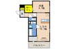 パールノアール相楽園 1LDKの間取り