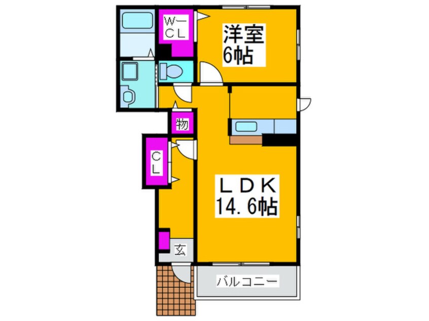 間取図 グランモデッサＡ
