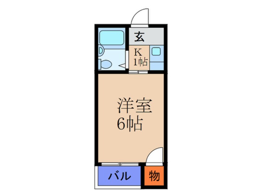 間取図 フォンタル西九条