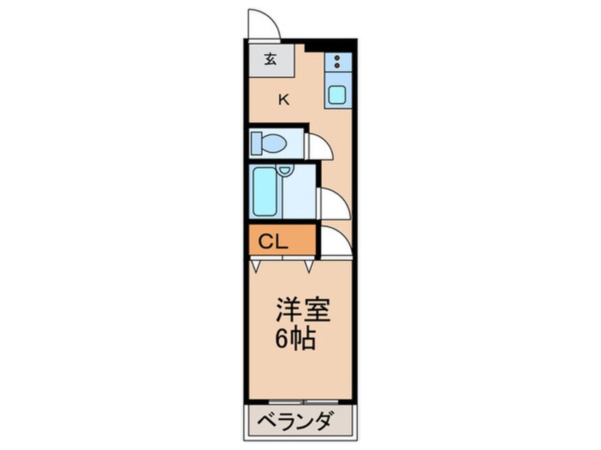 間取図 シャンティ－御殿山