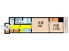 テラ西田辺 2Kの間取り