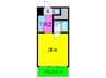 ＭＡＧＮＯＬＩＡ 1Kの間取り