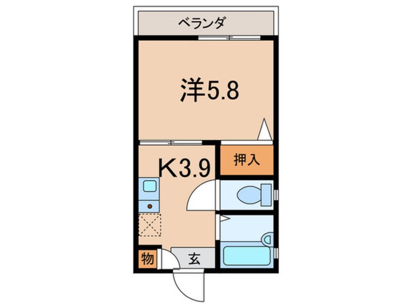 間取図 ｾﾌｨﾗ仁川