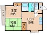 ヴィアンテ住之江 2LDKの間取り