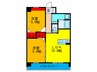 ベルウッド加島Ⅴ 2LDKの間取り