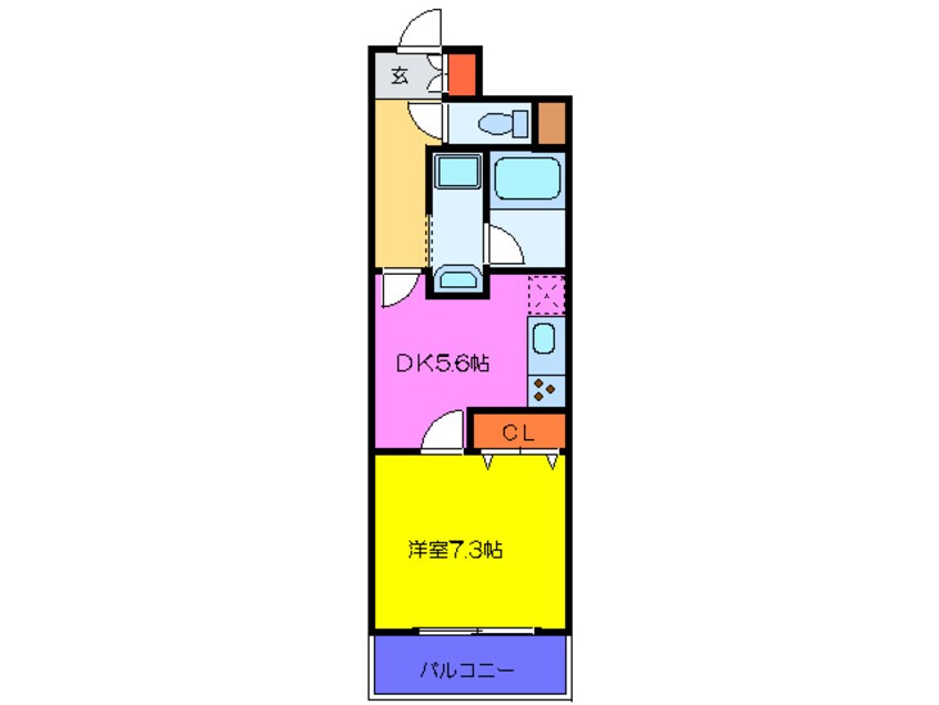 間取図 アルグラッド野田阪神