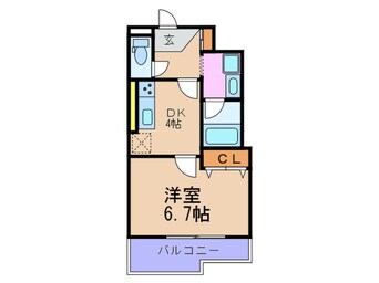 間取図 アルグラッド野田阪神