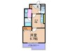 アルグラッド野田阪神 1DKの間取り
