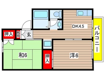 間取図 セジュ－ル堂ノ前