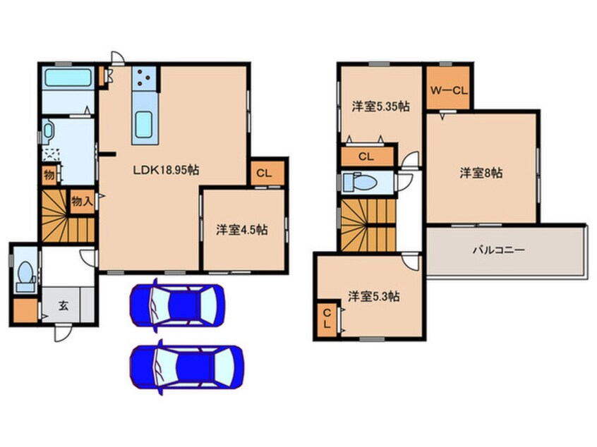 間取図 名谷町横尾貸家