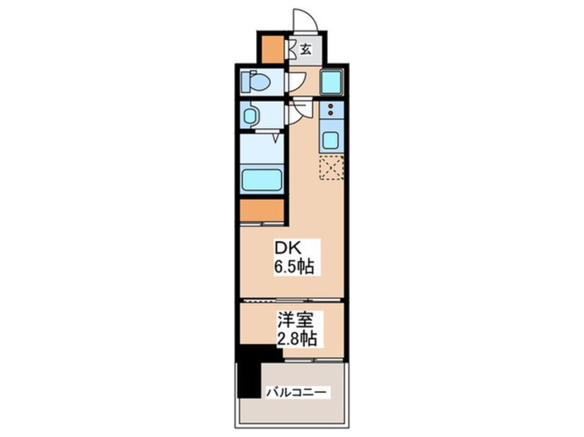 間取図 セレニテ難波グランデノール