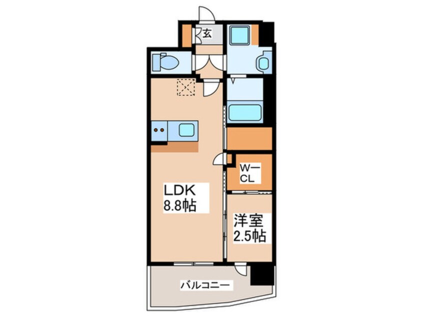 間取図 セレニテ難波グランデノール