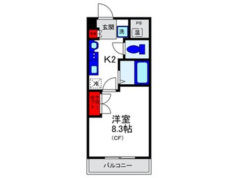 間取図 シャンヴェルジェ豊中Ⅰ