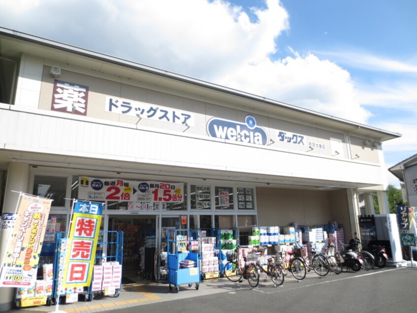 ダックス(ドラッグストア)まで480m ルミエール和泉式部