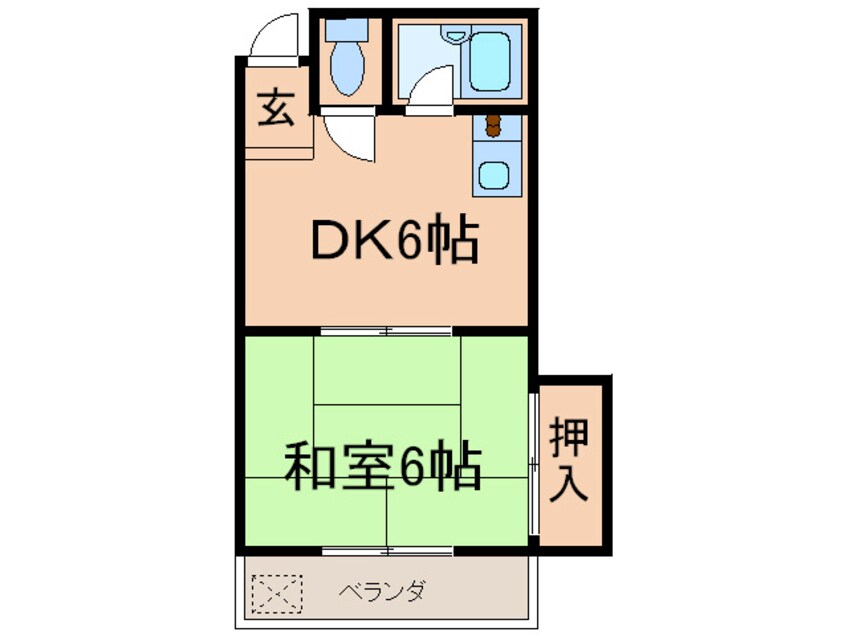 間取図 五月山ハイム